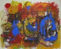 Triofobie I Acryl/Öl auf Leinwand, 160 x 200 cm 2006