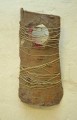 Torso, gefesselt - 2012 - ca. 35 cm hoch Holz, Sisal, Acryl