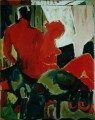 2 rote Figuren - 1999 - Acryl auf Leinwand