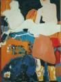 Helle Figuren - 1999 - Acryl auf Leinwand 85 x 92